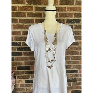 White House | Black Market Multi-Layered Coin Necklace -- 40"